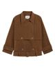 Apparis Women's Gaia Faux Suede Short Trench Coat - 1