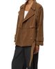 Apparis Women's Gaia Faux Suede Short Trench Coat - 4