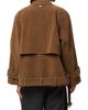 Apparis Women's Gaia Faux Suede Short Trench Coat - 5