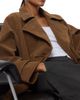 Apparis Women's Gaia Faux Suede Short Trench Coat - 6