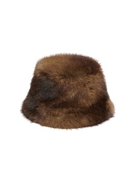 Apparis Women's Gilly Faux-Mink Bucket Hat