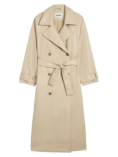 Apparis Women's Lana Faux Leather Trench Coat