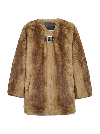 Apparis Women's Petra Faux-Mink Fur Coat
