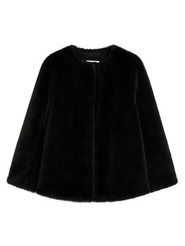 Apparis Women's Sloane Printed Faux-Fur Cape