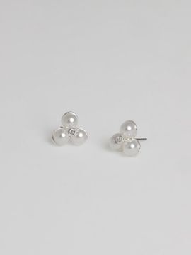apple pie order Clover Pearl Earrings