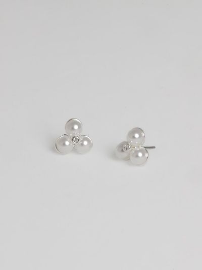 apple pie order Clover Pearl Earrings