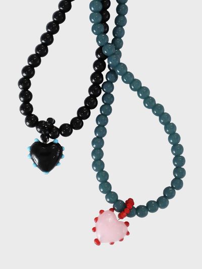 apple pie order Heart Candy Necklace_2color