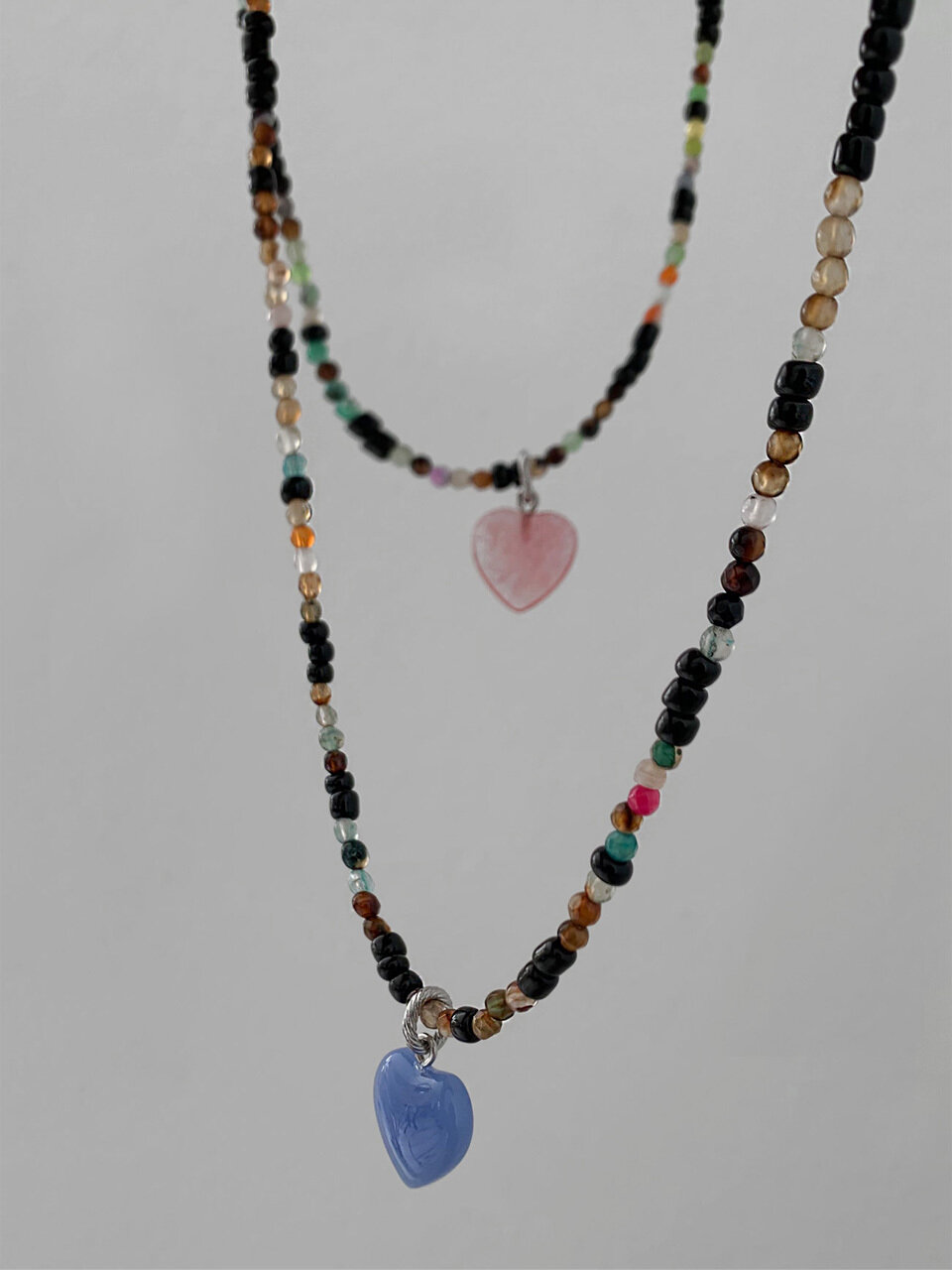 apple pie order Mano Heart Pendant Necklace_2color