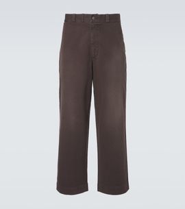 A.Presse A.Presse Vintage cotton wide-leg pants