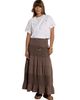 Apricot Apricot Crochet Detail Tiered Skirt - 1