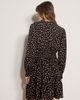 Apricot Apricot Irregular Spot Ruffle Neck Dress - 3