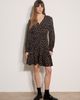 Apricot Apricot Irregular Spot Ruffle Neck Dress - 5