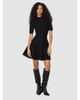 Apricot Apricot Knitted Fit Flare Mini Dress - 1