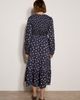 Apricot Apricot Mono Bouquet Midi Dress - 3