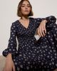 Apricot Apricot Mono Bouquet Midi Dress - 5