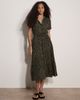 Apricot Apricot Mono Dense Spot Shirt Midi Dress - 1