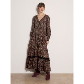 Apricot Apricot Painterly Paisley Maxi Dress