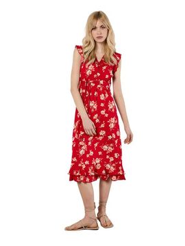 Apricot Apricot Rock Cress Floral Ditsy Midi Dress