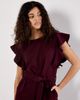 Apricot Apricot Ruffle Sleeve Pleat Detail Jumpsuit - 5