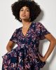 Apricot Apricot Tiered Leaf Print Dress - 3