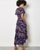 Apricot Apricot Tiered Leaf Print Dress - 5