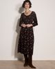 Apricot Apricot Watercolour Ditsy Smock Neck Dress - 5