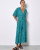 Apricot Apricot Zebra Swirl Tassel Detail Maxi Dress - 1
