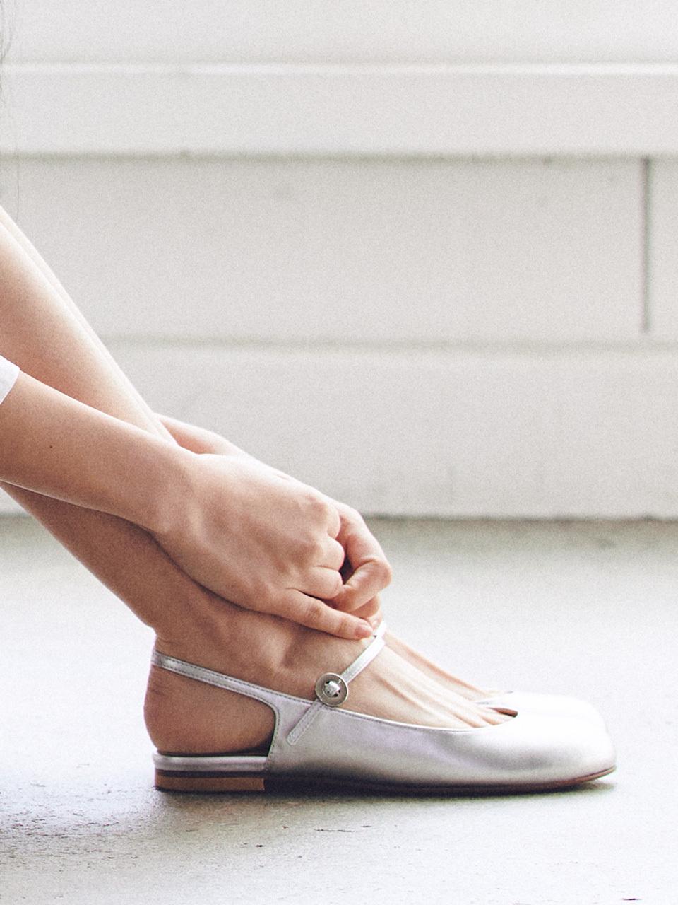 Aprilfor Sliver 403F Feminine Slingbacks
