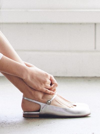 Aprilfor Sliver 403F Feminine Slingbacks