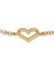 Aqua Aqua 18K Gold Over Sterling Silver Heart Ankle Bracelet - 3