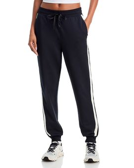 Aqua Aqua Athletic Varsity Drawstring Waist Joggers