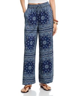 Aqua Aqua Bandana Wide Leg Pants