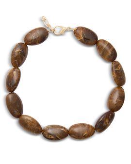 Aqua Aqua Beaded Necklace, 14.5-15.5