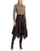 Aqua Aqua Belted Plaid Asymmetrical Skirt - 2