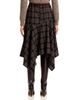 Aqua Aqua Belted Plaid Asymmetrical Skirt - 3