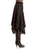 Aqua Aqua Belted Plaid Asymmetrical Skirt - 4