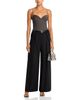 Aqua Aqua Belted Pleated Wide Leg Pants - 2