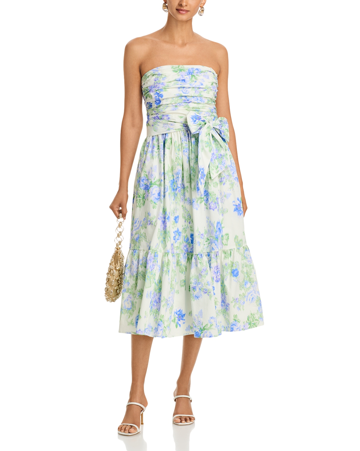 aqua floral lace midi dress Corset 3D floral aqua midi dress with straps and lace up back design. Accept custom orders. #dress #gown #fashion #promdress #fashiondesigner #fashionblogger #wedding #wedding #weddingpartydress #hautecouture #fashionweek #elegant #corsetdress