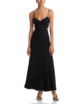 Aqua Aqua Bra Top Maxi Dress