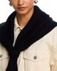 Aqua Aqua Brushed Cashmere Triangle Wrap - 4