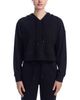 Aqua Aqua Brushed Rib Crop Hoodie - 6