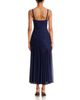 Aqua Aqua Bustier Maxi Mesh Dress - 4