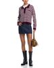 Aqua Aqua Cashmere 100% Cashmere Polo Sweater - 2