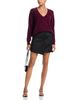 Aqua Aqua Cashmere 100% Cashmere V Neck Sweater - 2
