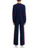 Aqua Aqua Cashmere Athletic Stripe Wide Leg Pants - 6