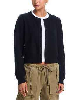 Aqua Aqua Cashmere Puff Sleeve Jacket