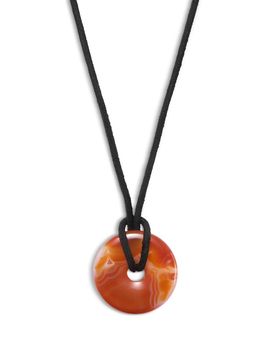 Aqua Aqua Cord Pendant Necklace, 26