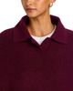 Aqua Aqua Crop Collar Cozy Poncho - 3
