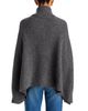 Aqua Aqua Cropped Poncho w/ Scarf - 5