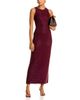 Aqua Aqua Crystal Mesh Sleeveless Maxi Dress - 3